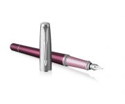 Parker Royal Urban prmium tlttoll, sttlila, ezst klipsz, F