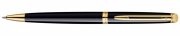 Waterman Hemisphere lakk fekete golystoll, arany klipsz